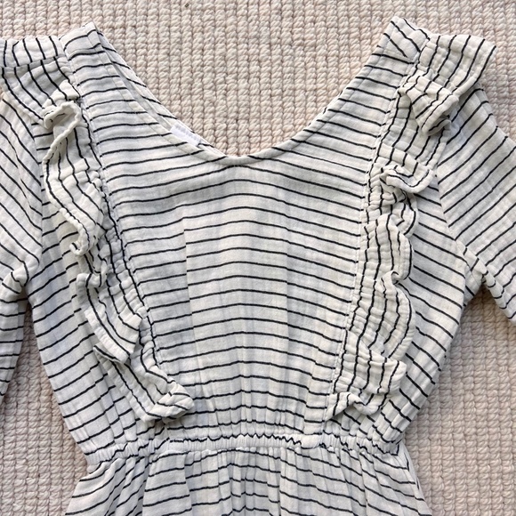 Alice + Ames Chloe Dress B/W Striped - Picture 3 of 6